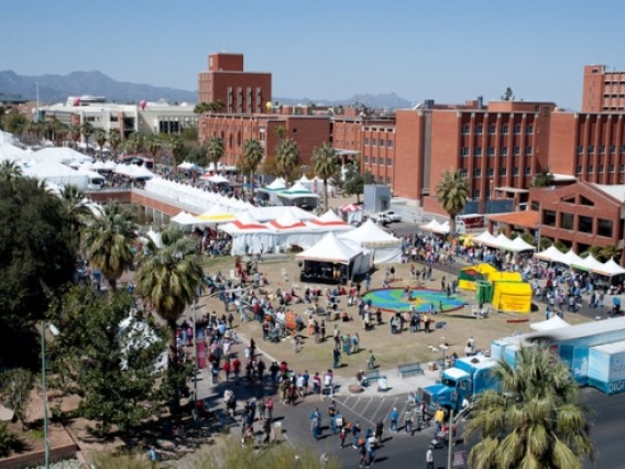 Festival of Books on the University of Arizona Mall